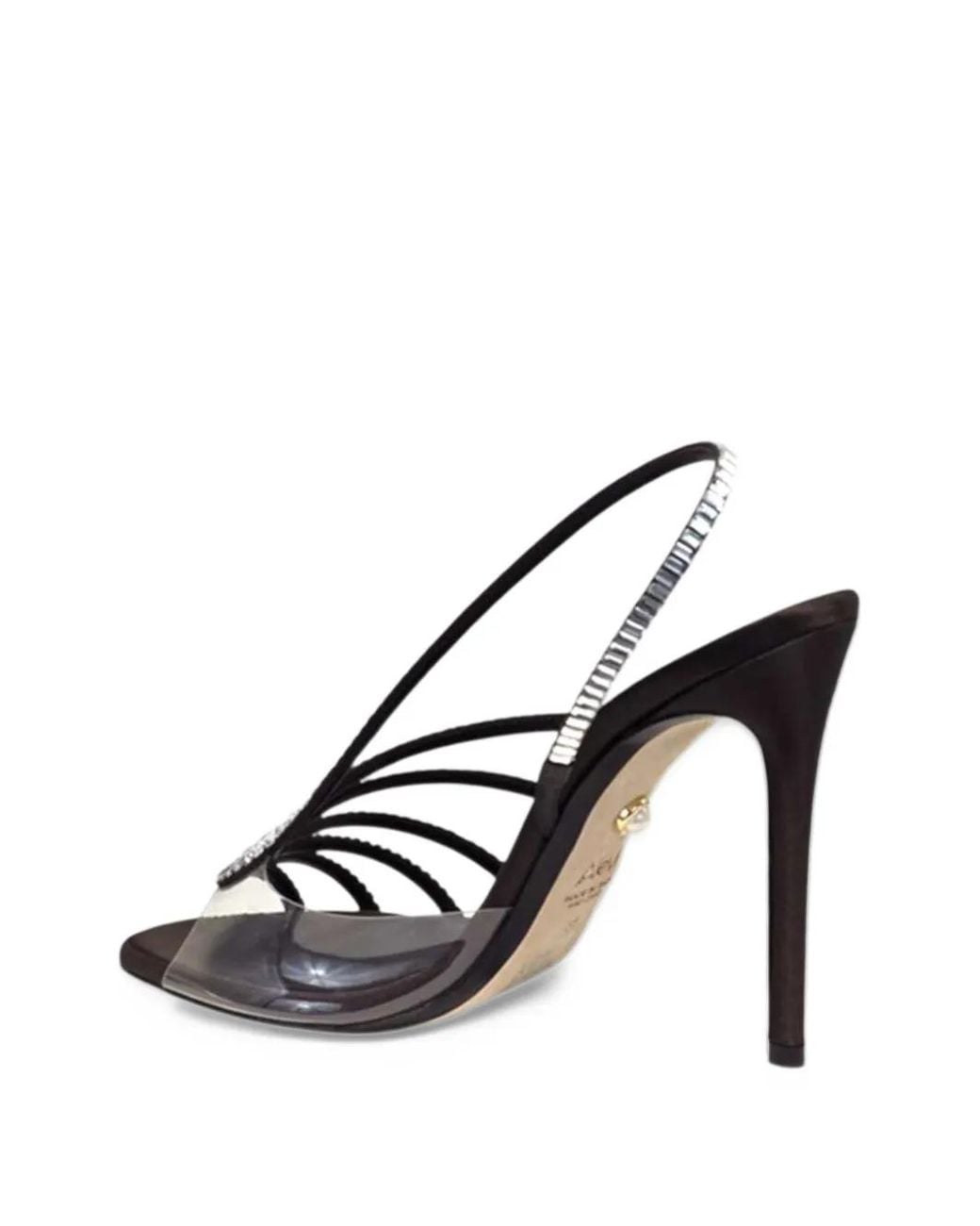 ALEVI White Star Xtal Crystal-Embellished Sandals