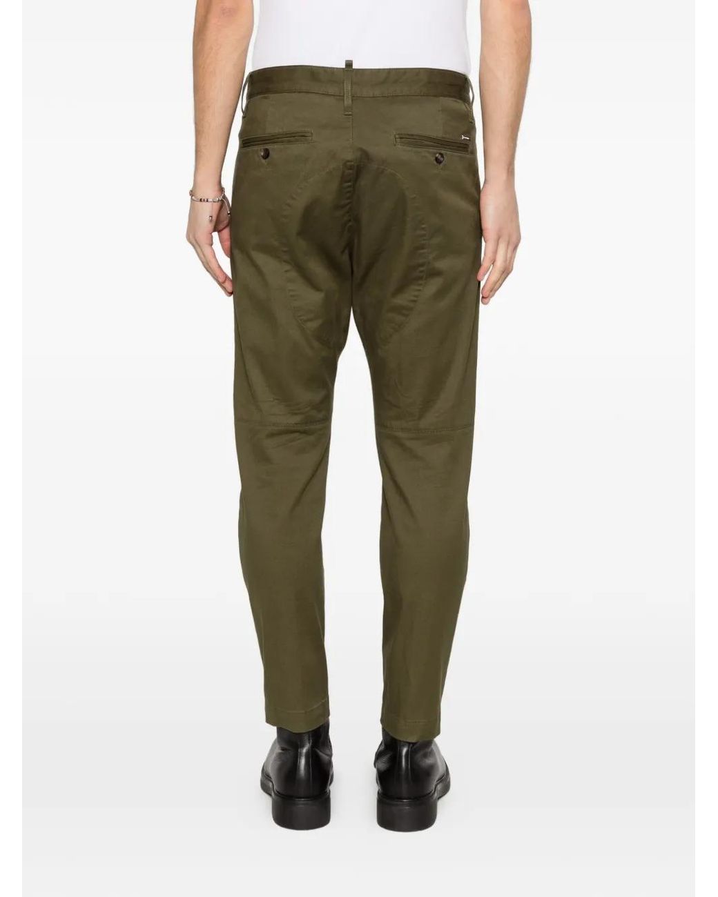 DSquared² Green Chino Trousers for men