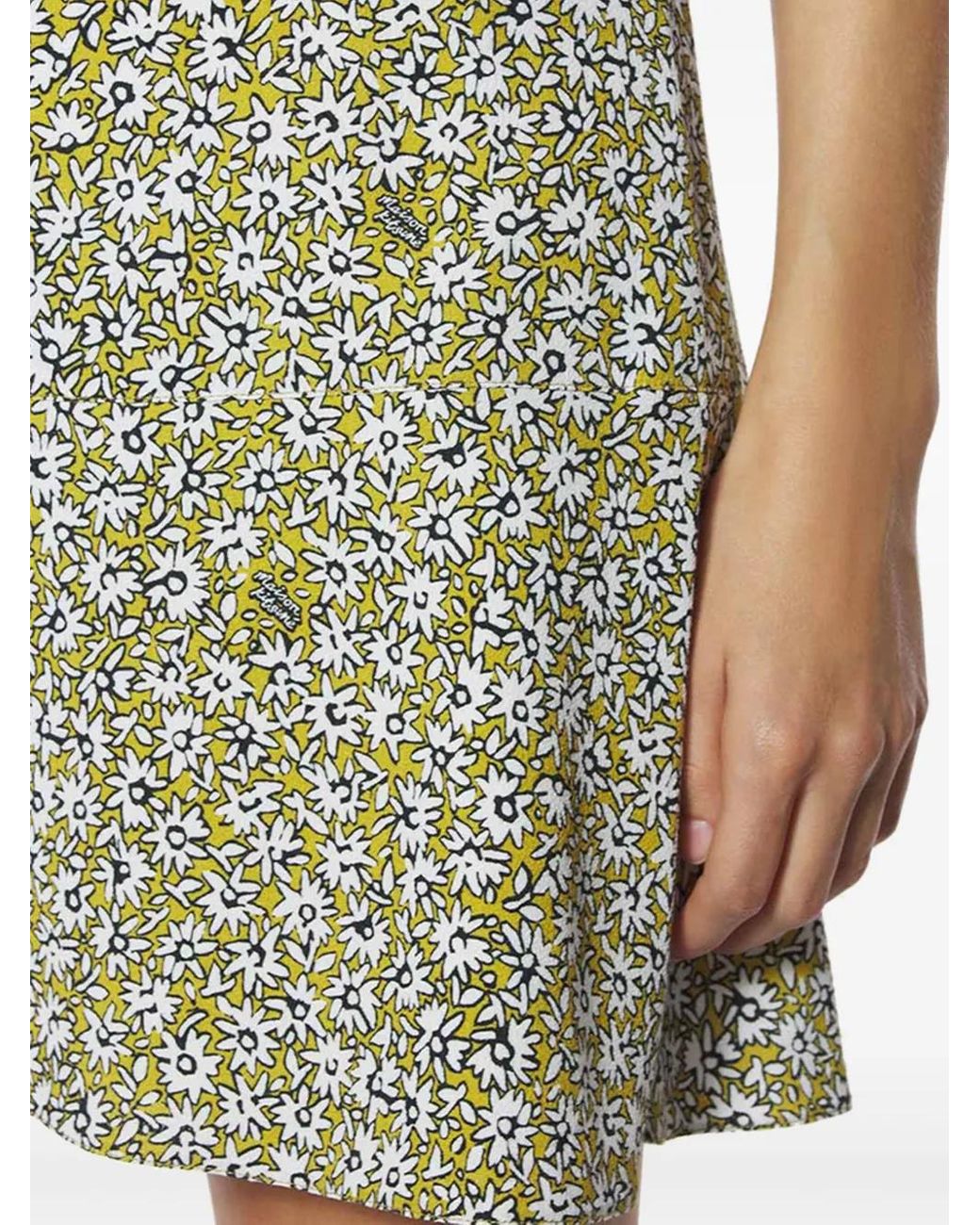 Maison Kitsuné Godet Mini-Rok in het Natural