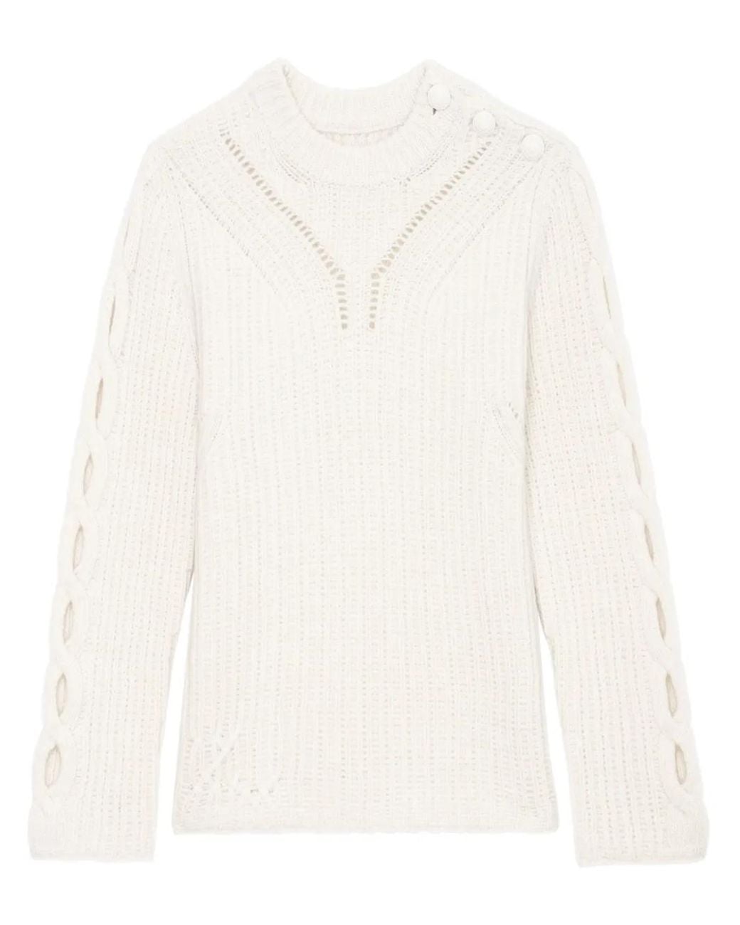 Zadig & Voltaire White Sulky Jumper