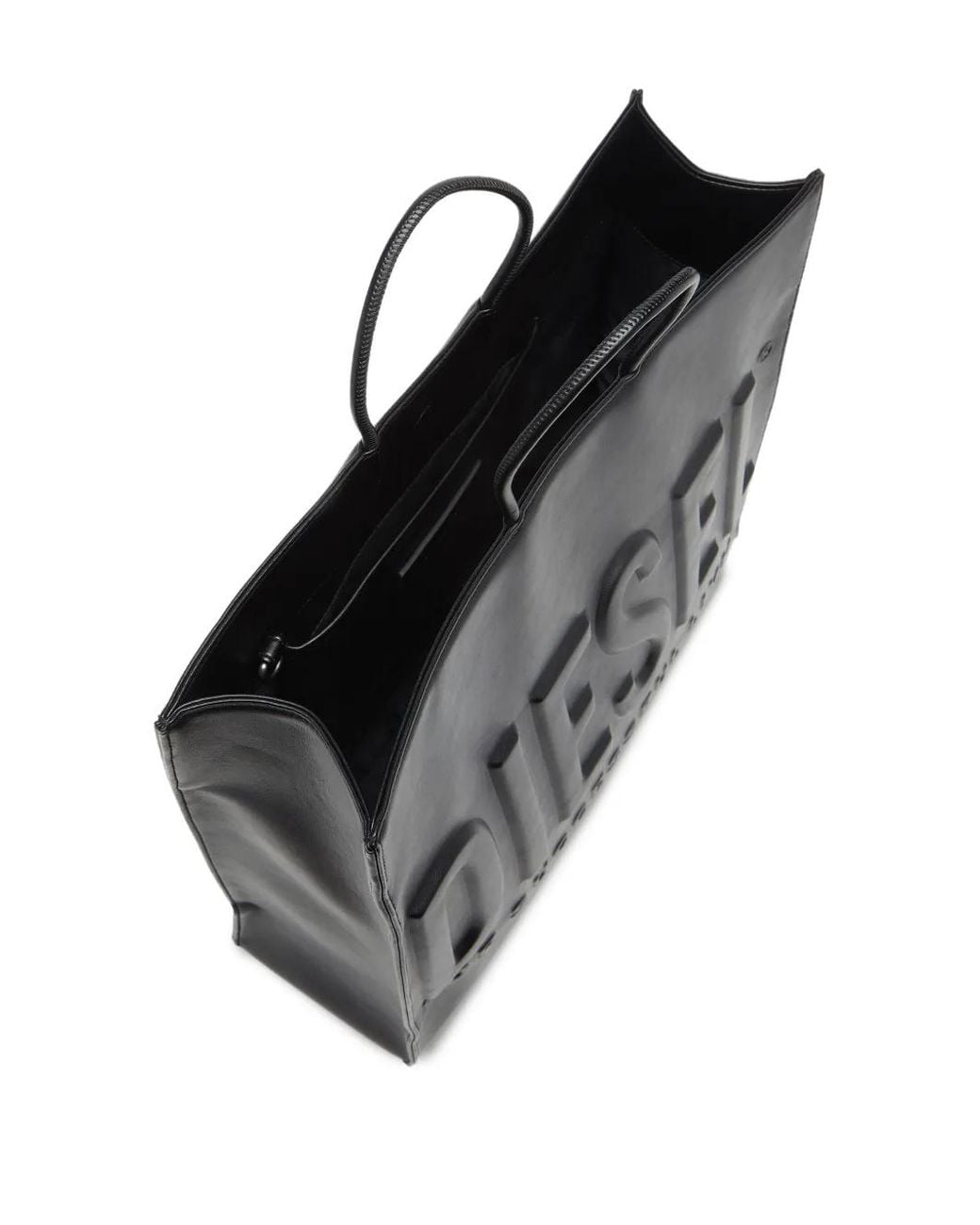 DIESEL Black Dsl 3D Shopper Ew X Embossed Tote Bag