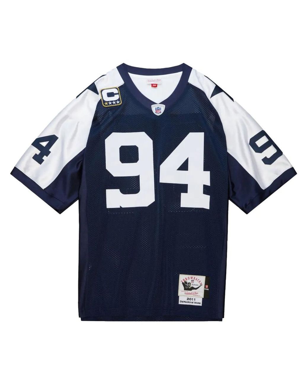 Mitchell & Ness Blue 2011 Demarcus Ware Dallas Cowboys Authentic Jersey for men