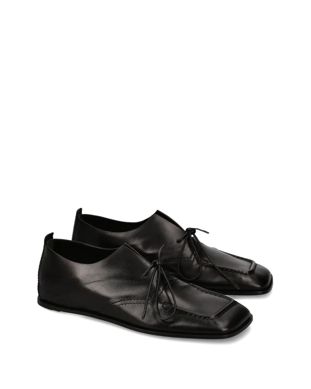 Premiata Black Leather Loafers