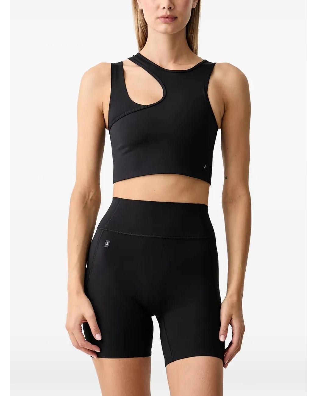 On Shoes Black Studio Asymmetric Crop