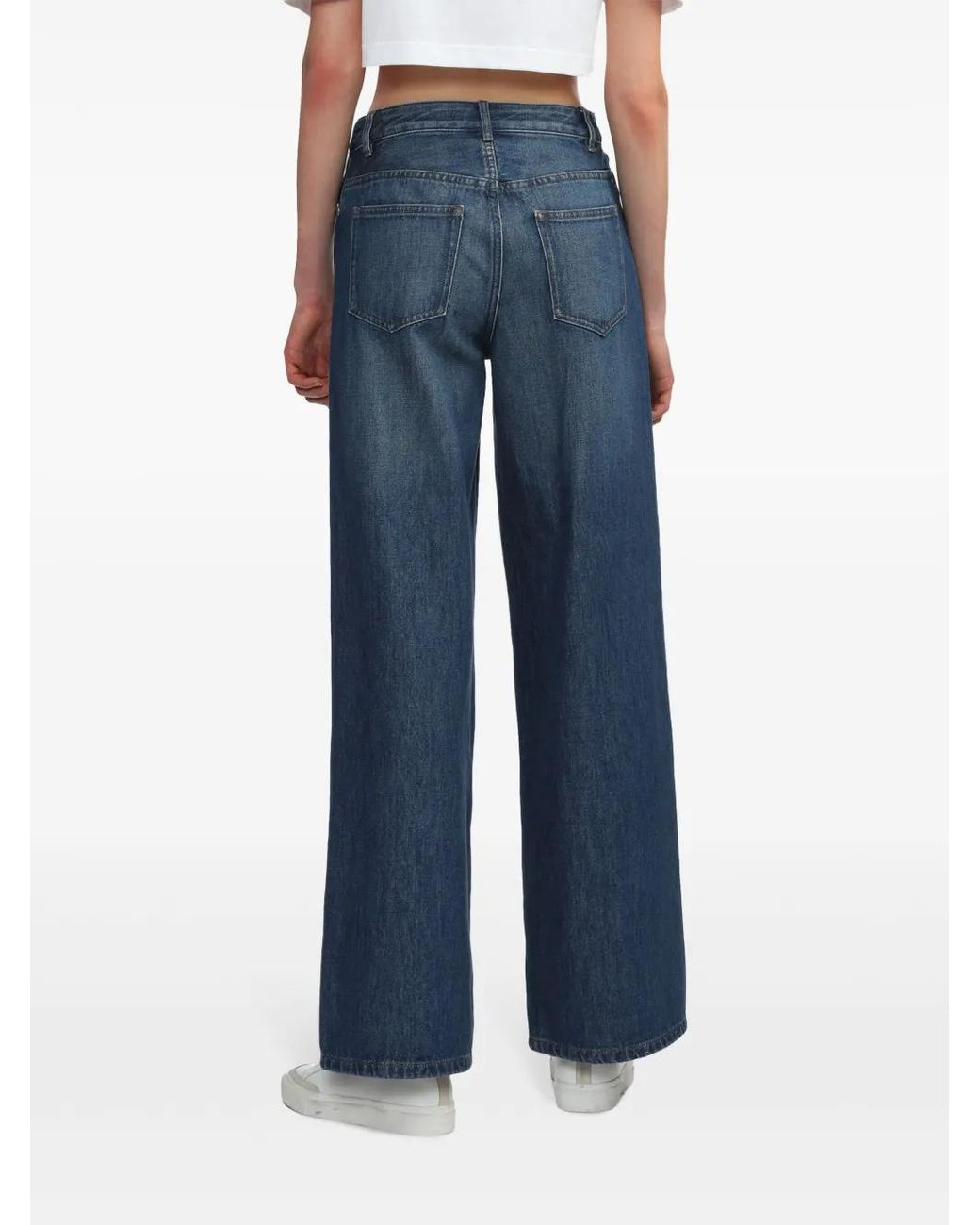 A.P.C. Blue Madame Santeuil Flared Jeans