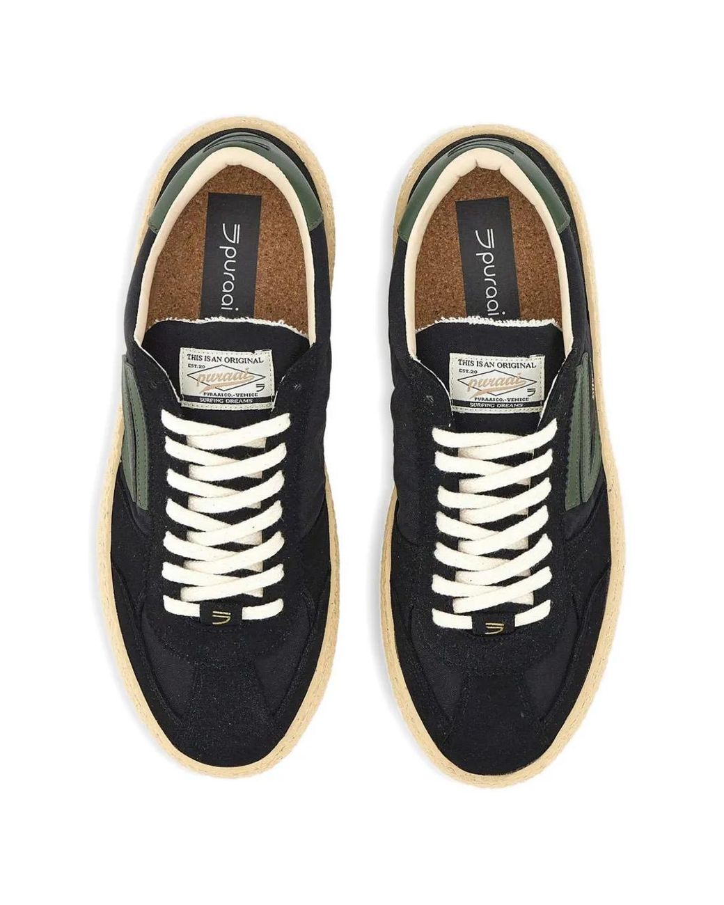PURAAI White Logo-Detail Sneakers for men