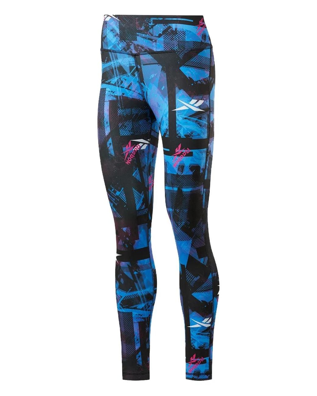 Reebok Legging Met Print in het Blue