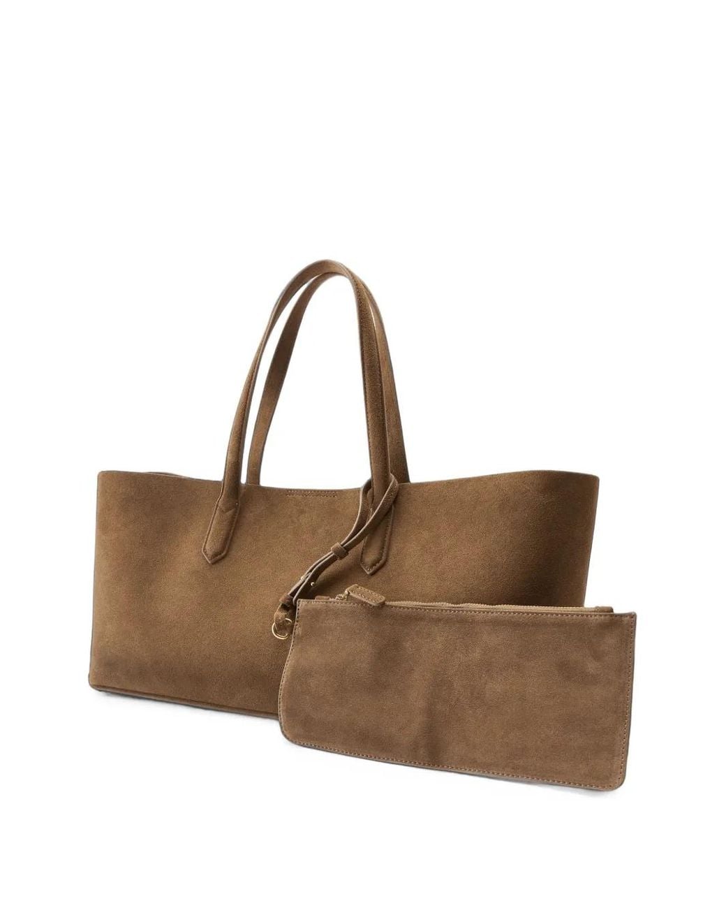 JNBY Brown Suede Tote Bag