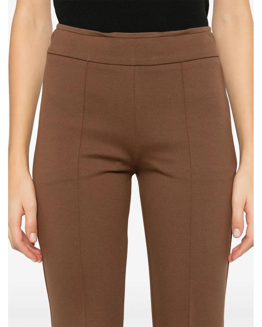 Blanca Vita Brown Flared Trousers