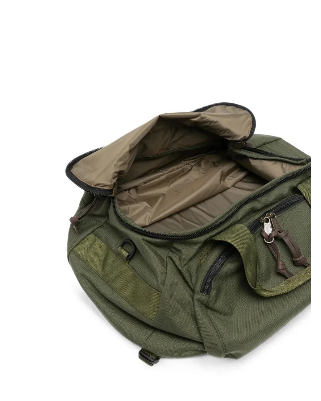 Filson Green Logo-Patch Zip-Fastening Briefcase for men