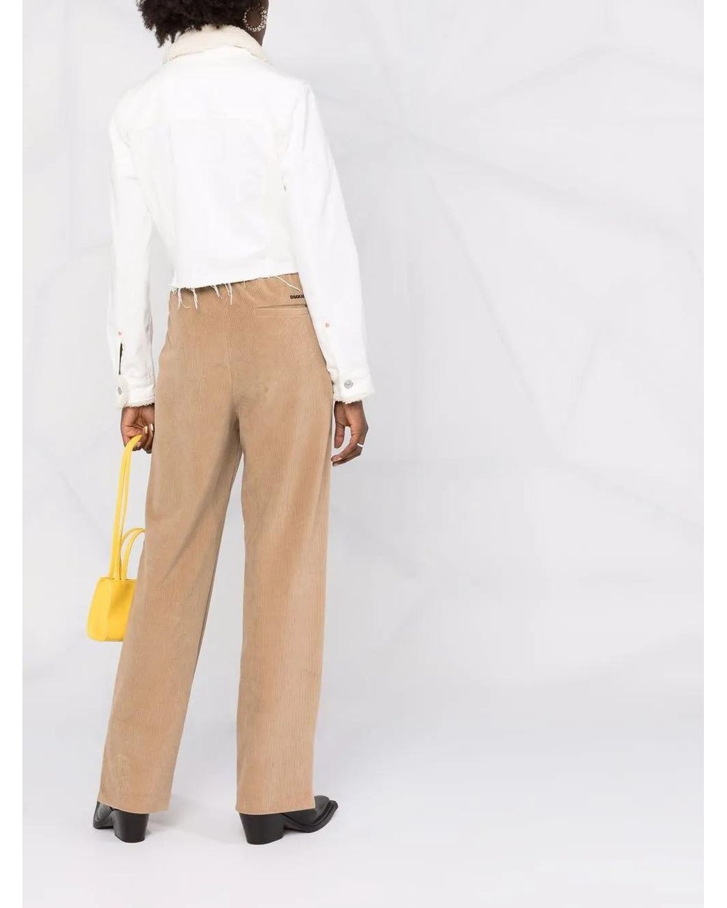 DSquared² Multicolor Side-Stripe Corduroy Track Pants