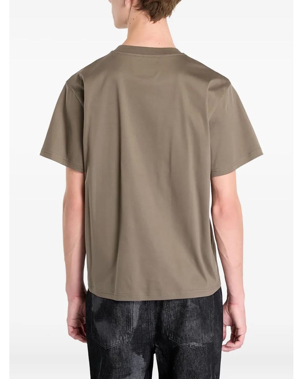 HELIOT EMIL Gray Astrape T-Shirt for men