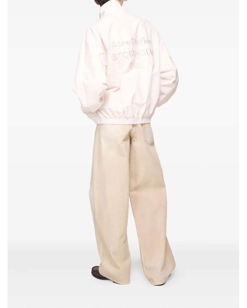 Acne Natural Puff-Sleeve Zip-Up Jacket for men
