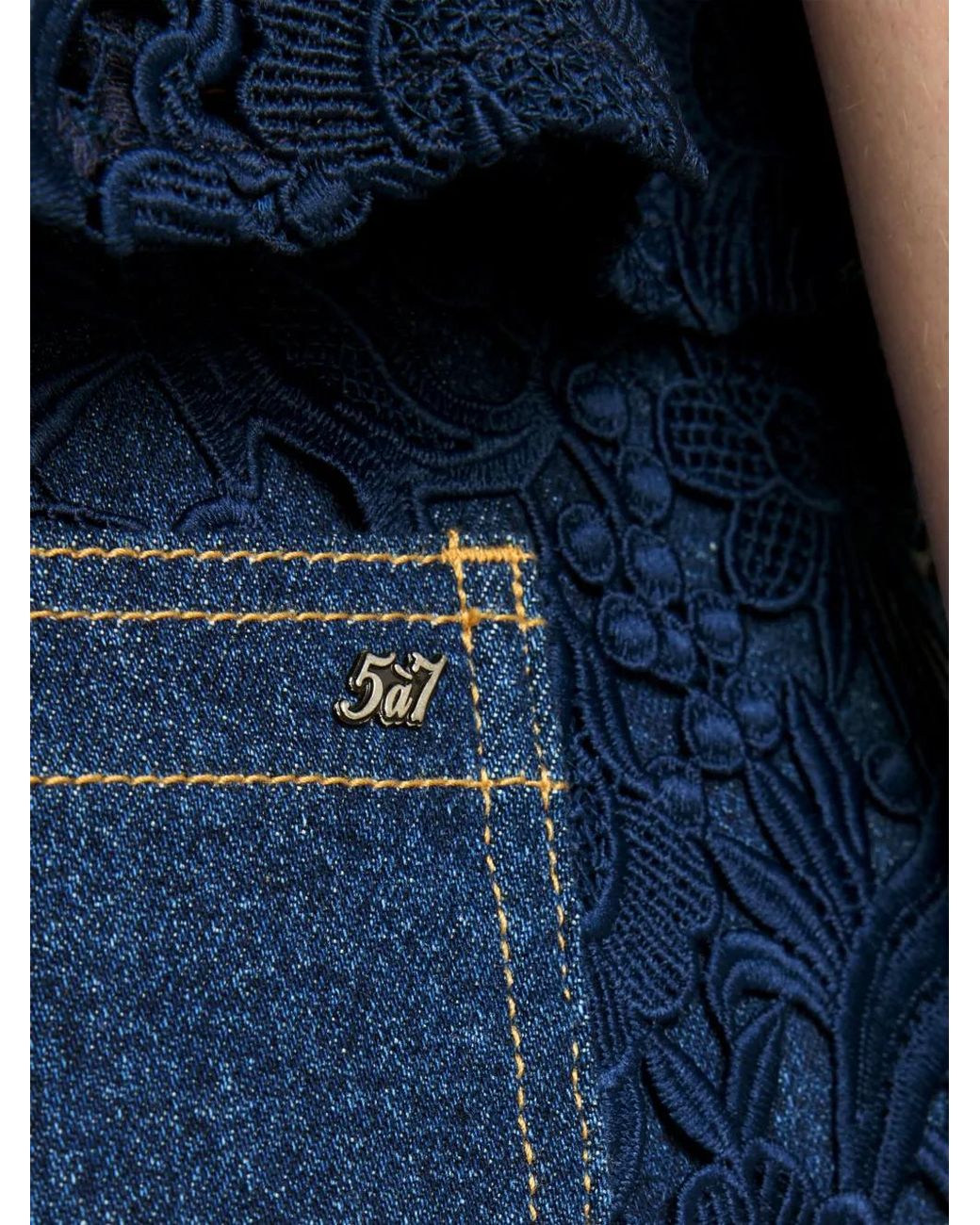 Cinq À Sept Francine Broek Met Kant in het Blue