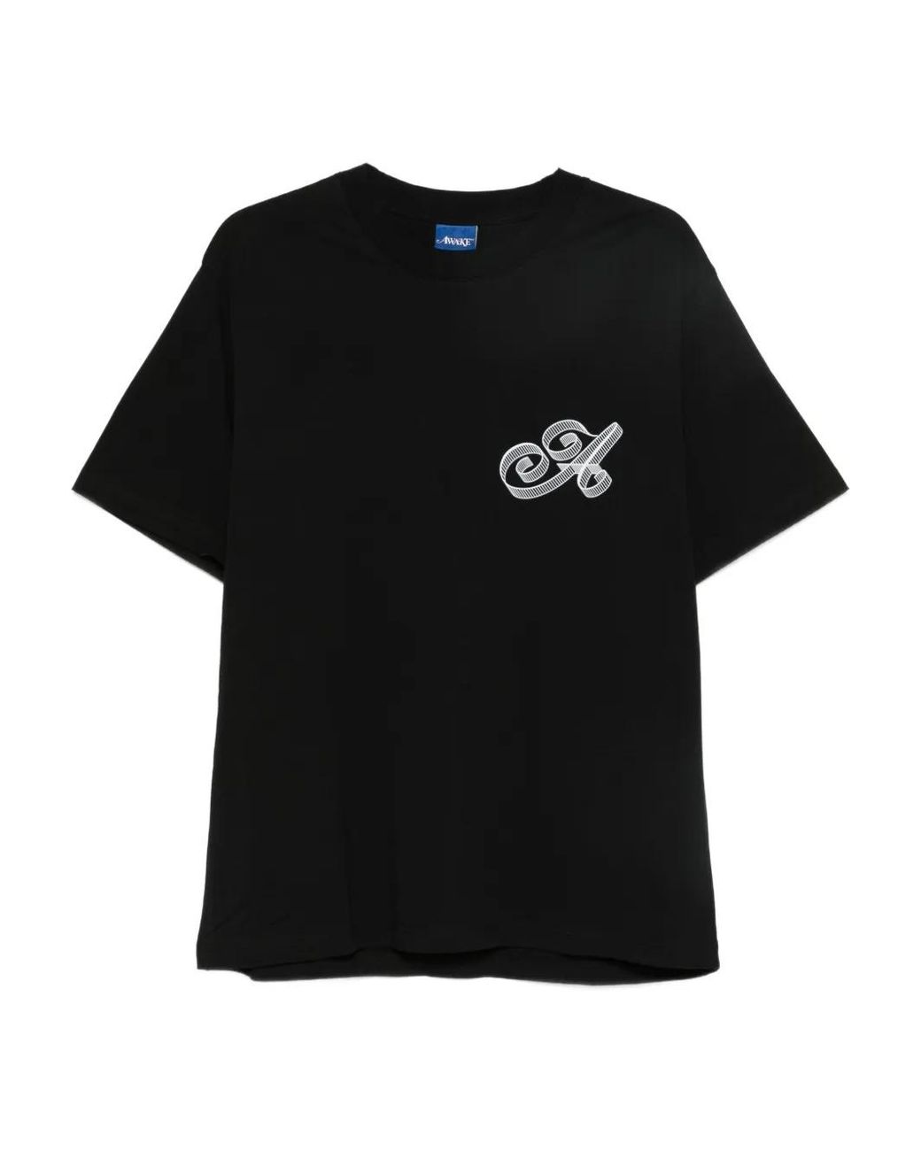 AWAKE NY Black Logo-Print T-Shirt for men
