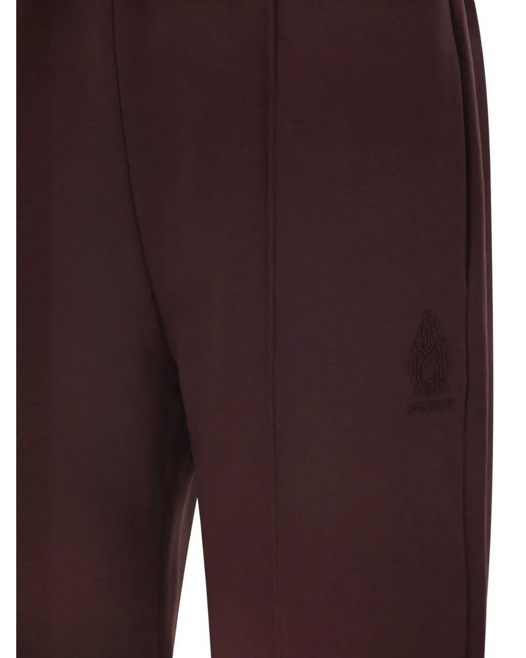 Dondup Purple Wide-Leg Trousers