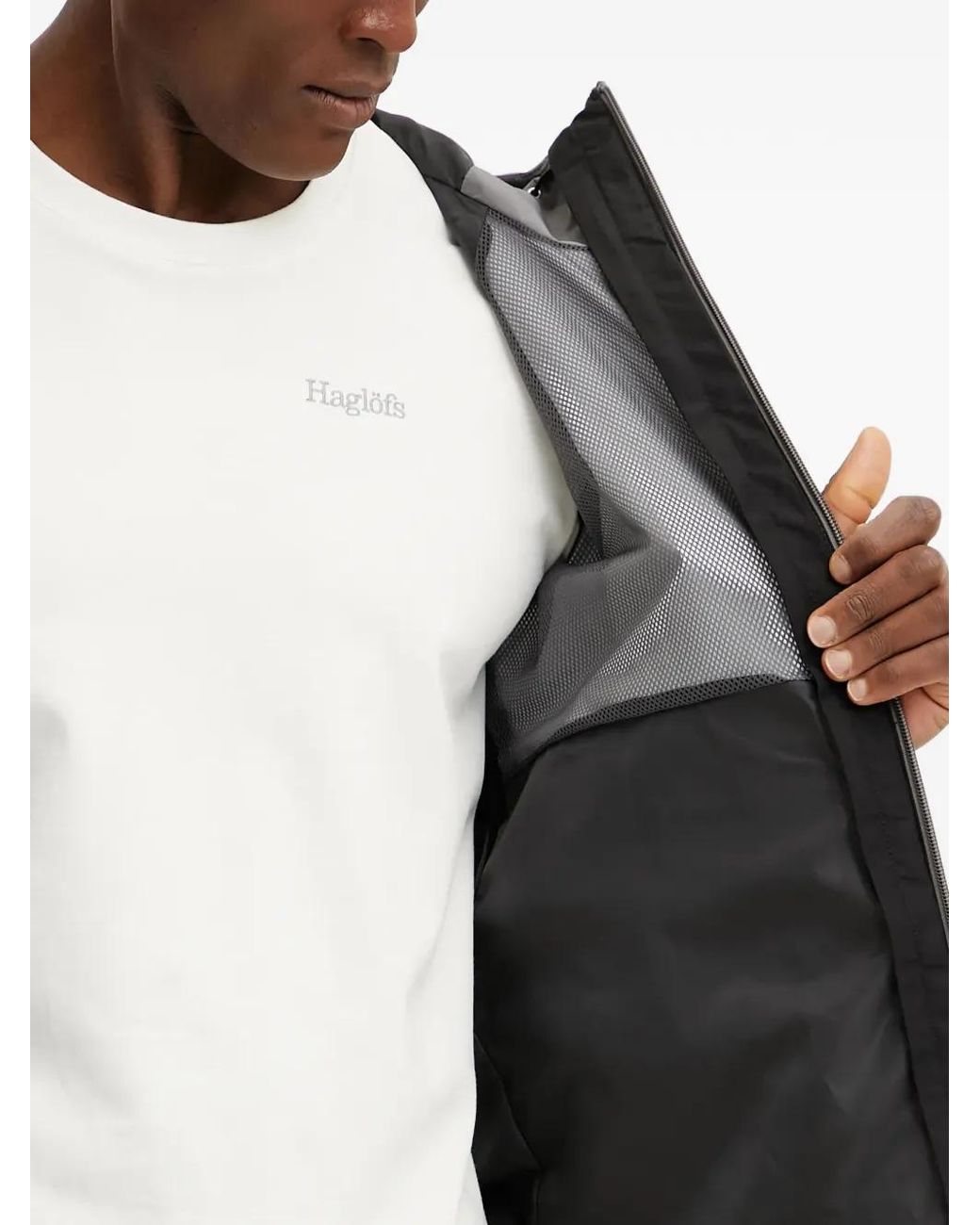 The North Face Gray Colour-Block Hooded Jacket for men
