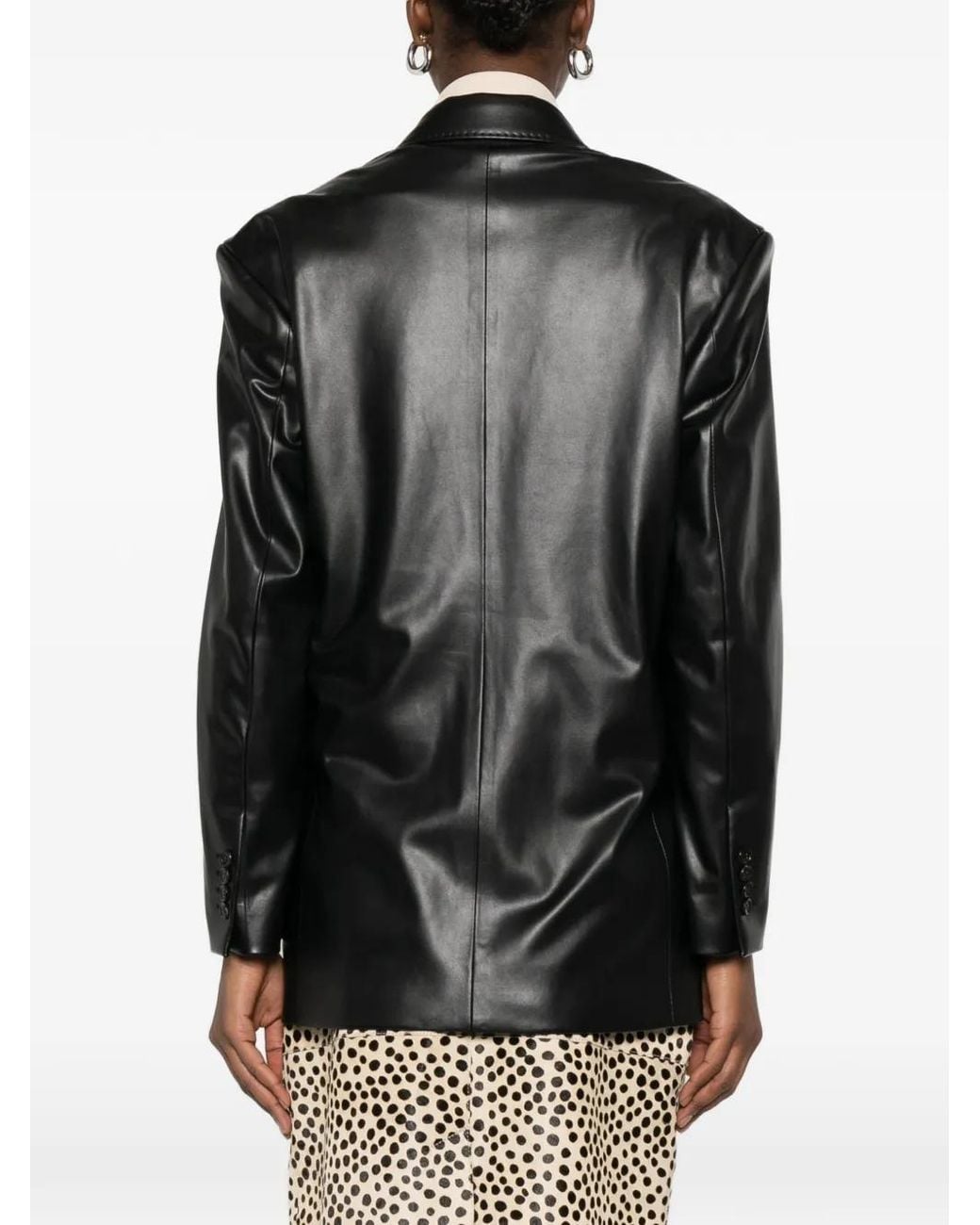 Eraldo Black Double-Breasted Pocket Blazer