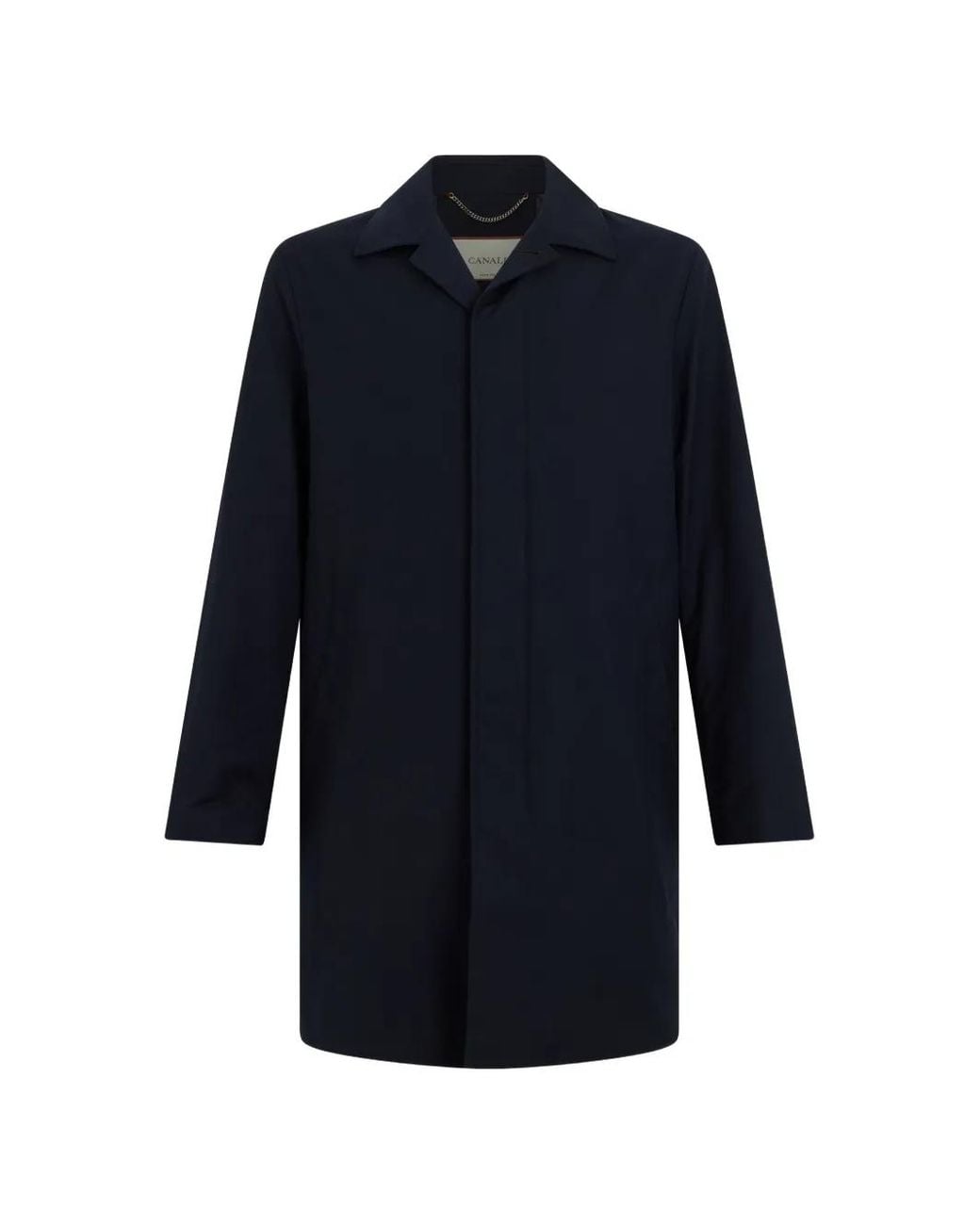 Canali Jas Met Verborgen Sluiting in het Blue voor heren