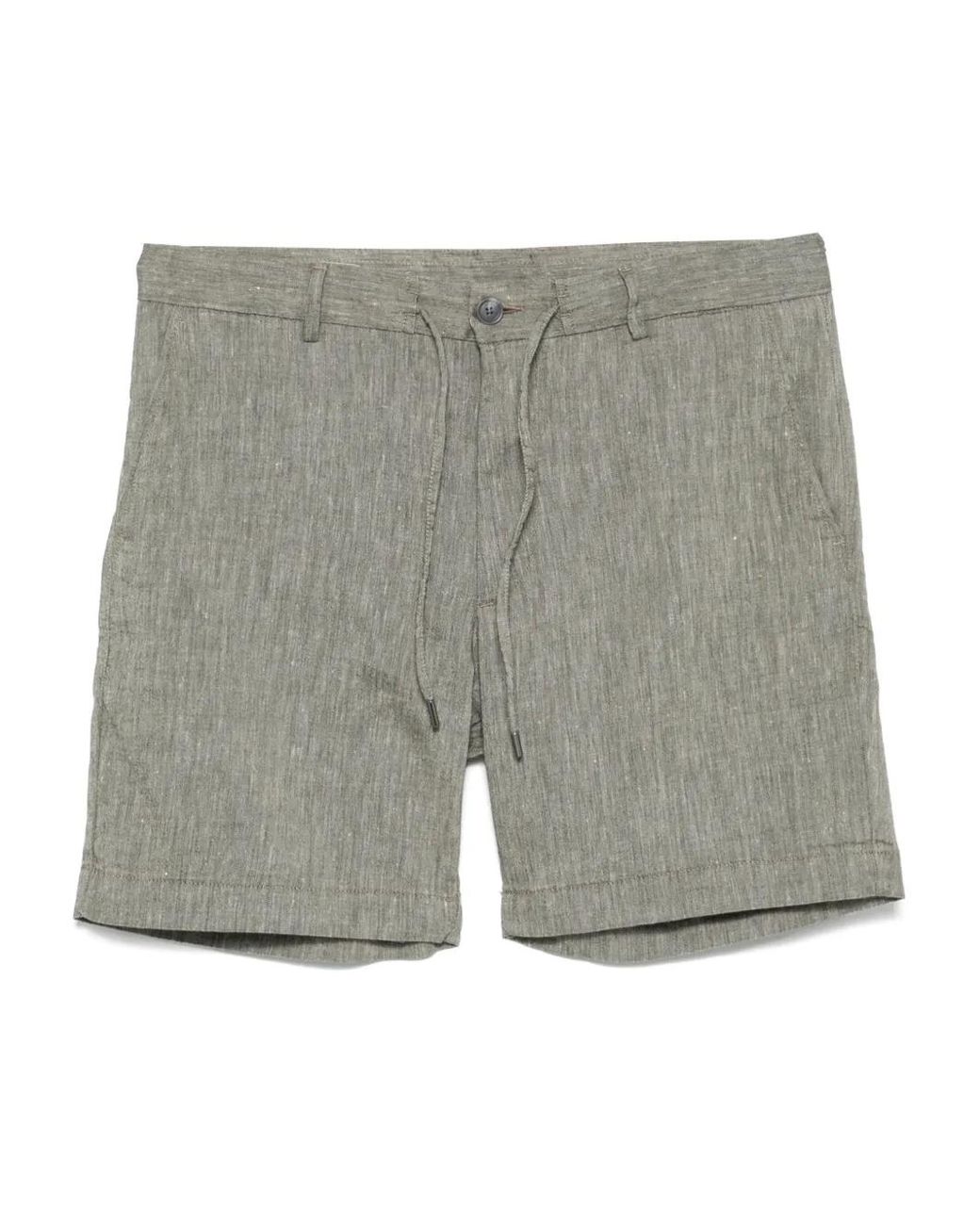 Boss Gray Drawstring Shorts for men