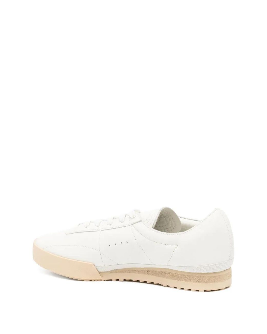 Lacoste White Aura Leather Trainers for men