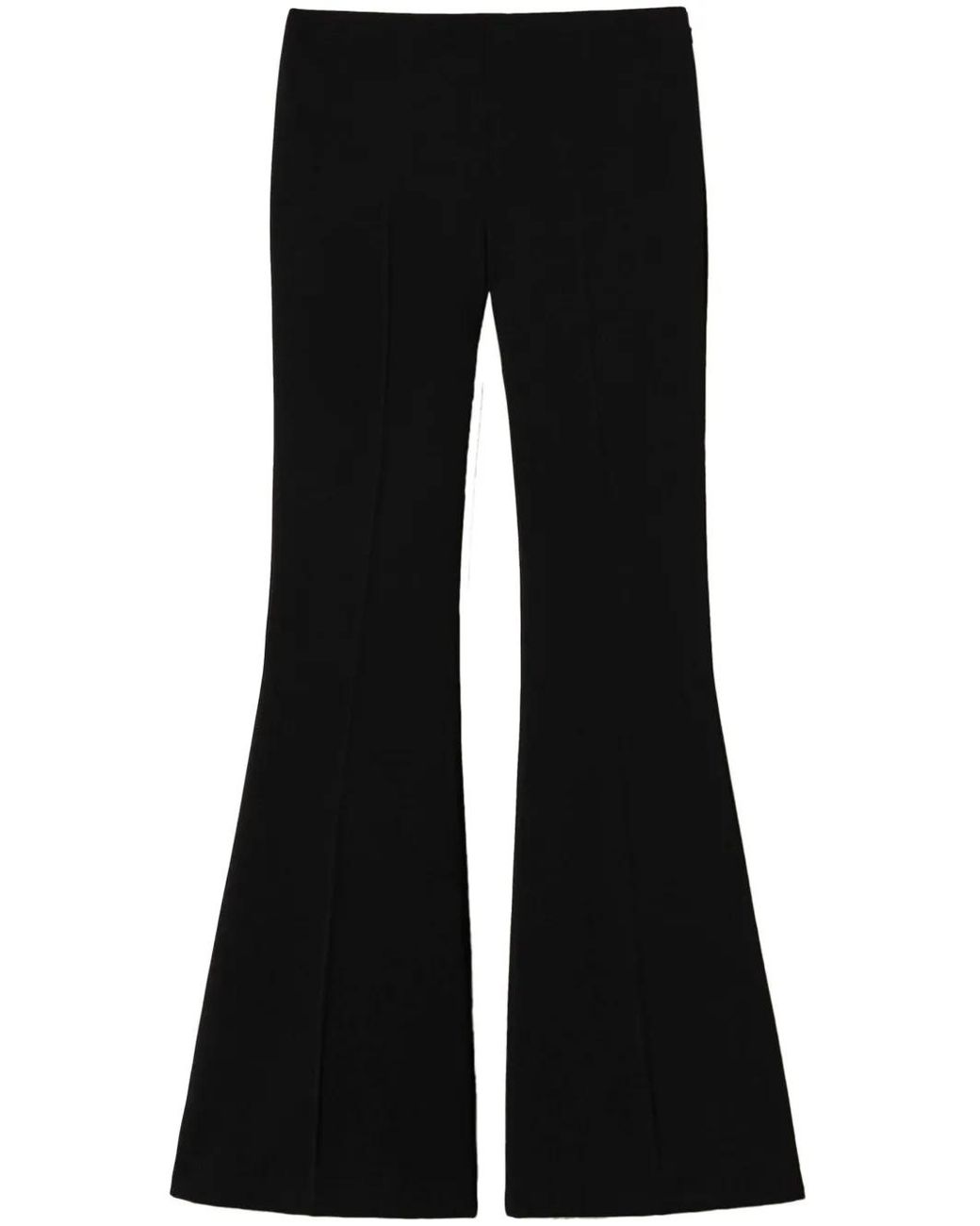 Twinset Black Crêpe Flared Trousers