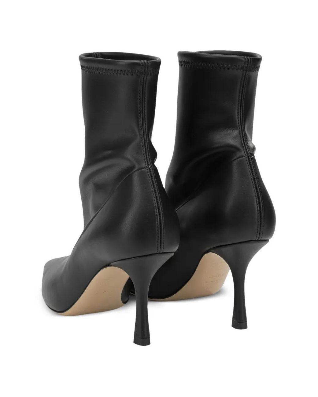 Casadei Black Bottines À Bout Pointu