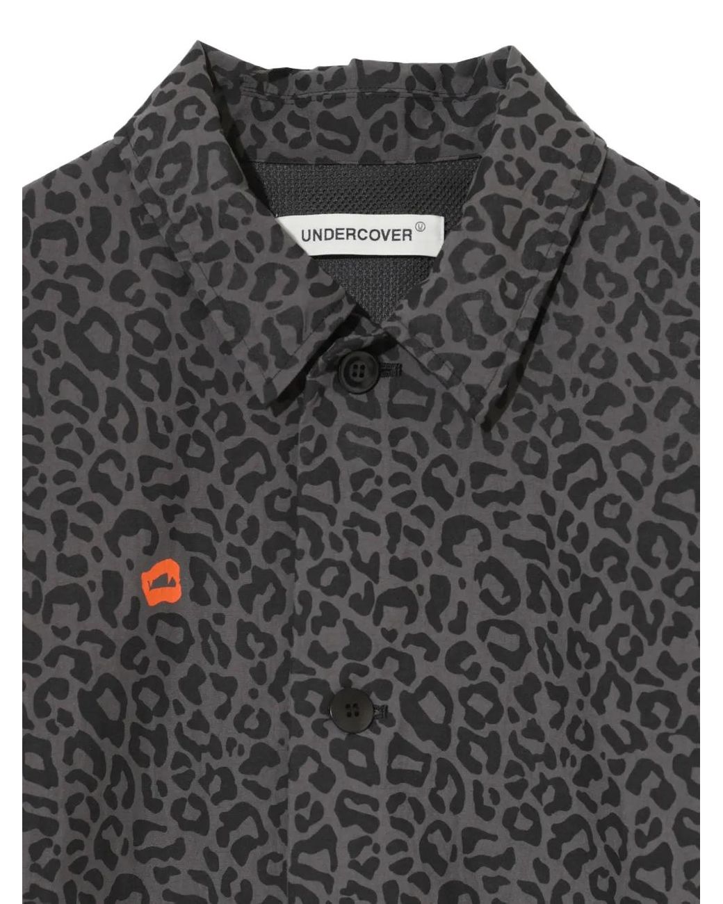 Undercover Shirtjack Met Luipaardprint in het Gray voor heren