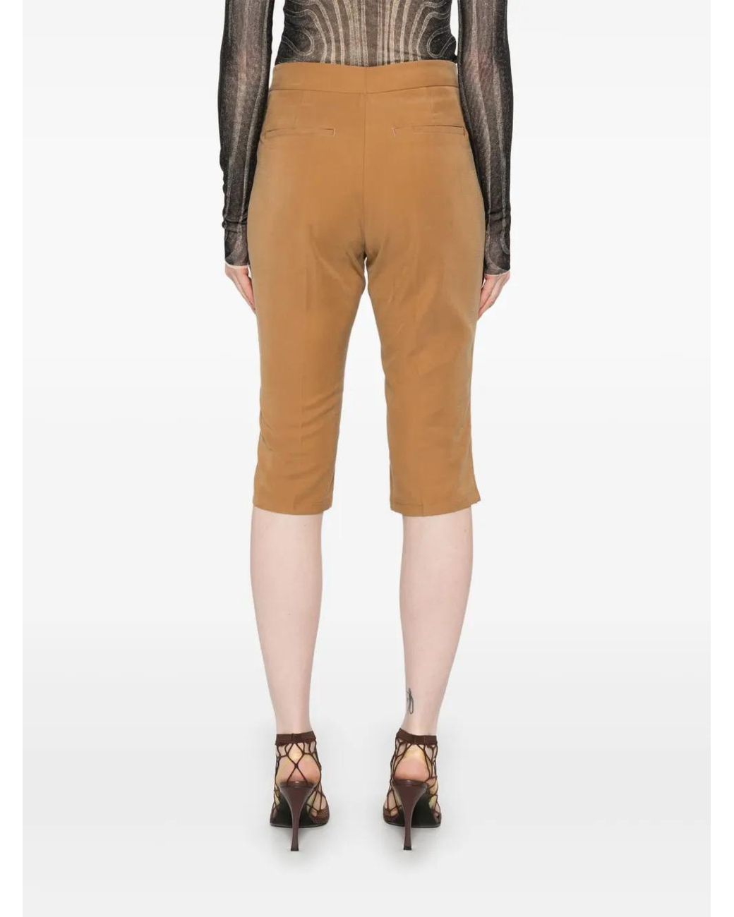 Gcds Natural Tailoring Capri Trousers