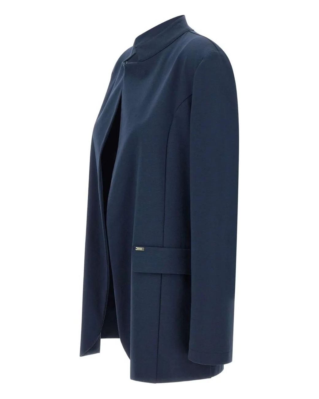 Kaos Blue Stretch-Cotton Blazer