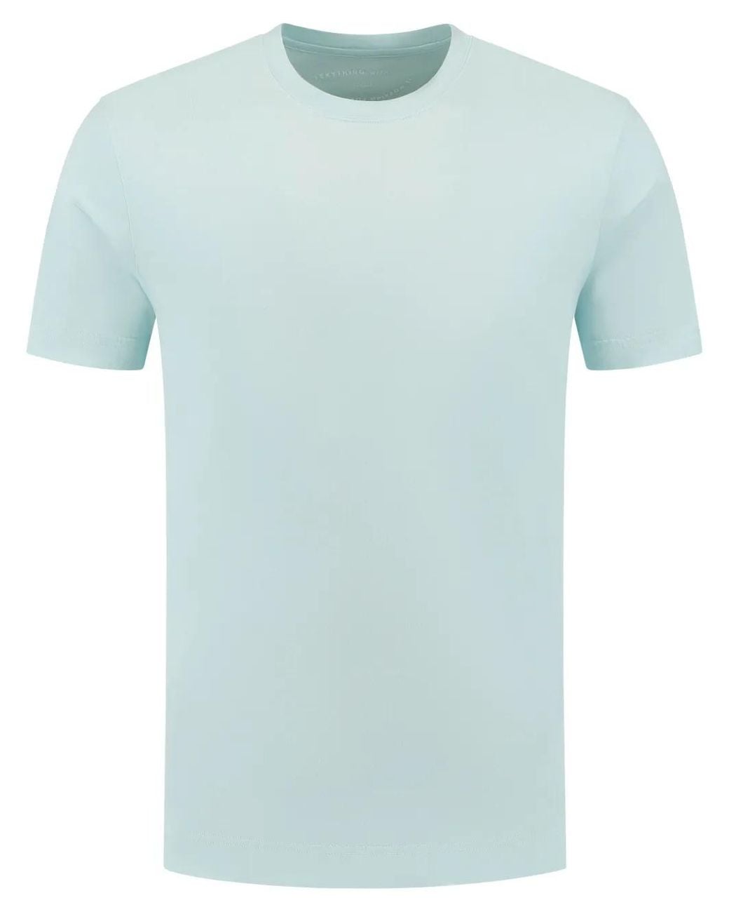 Fedeli Blue Organic Cotton T-Shirt for men