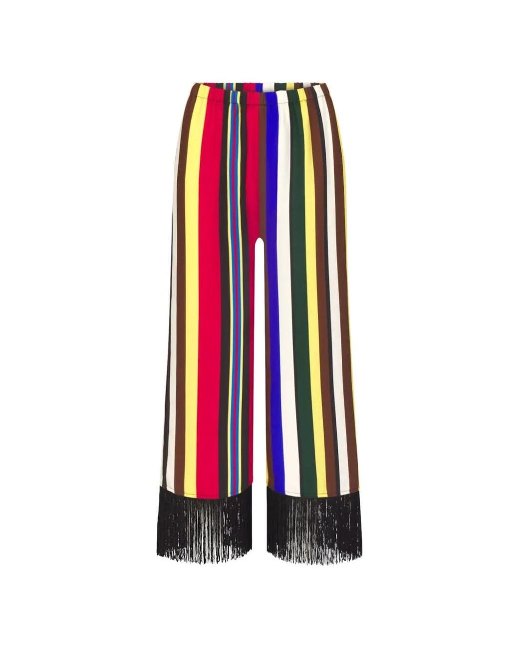 Simon Miller White Nella Fringe Trousers