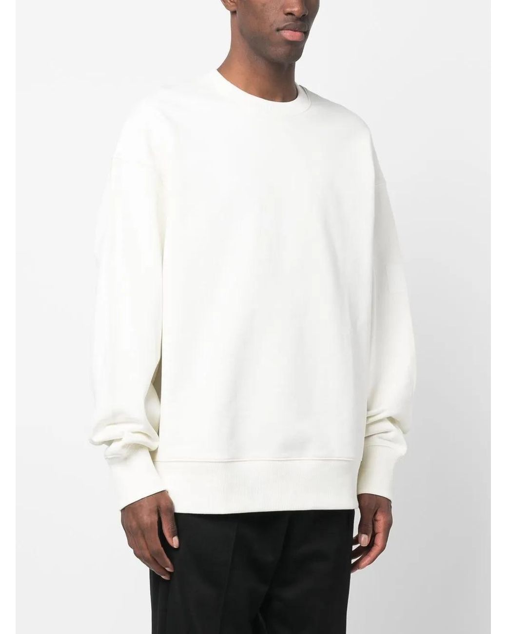 Y-3 White Organic Cotton Sweatshirt