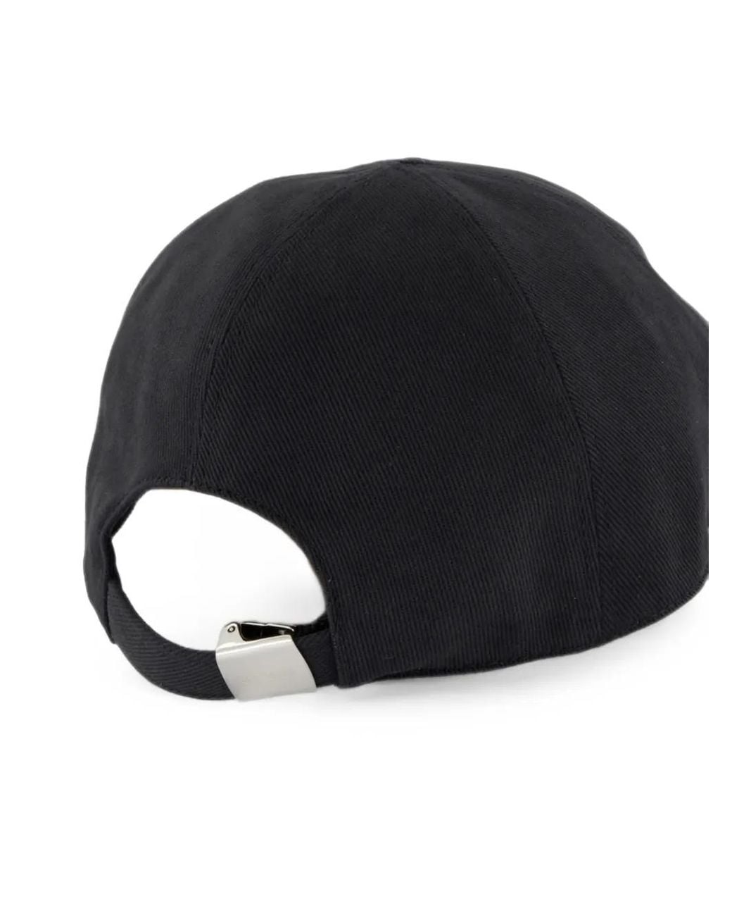 Gucci Black Embellished Logo Baseball Cap
