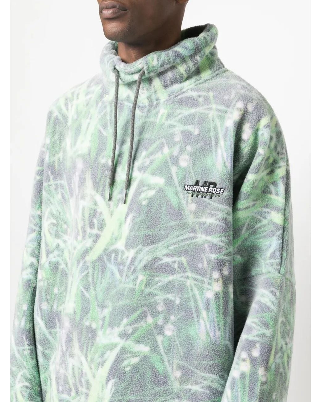 メンズ Martine Rose フリース スウェットシャツ Green