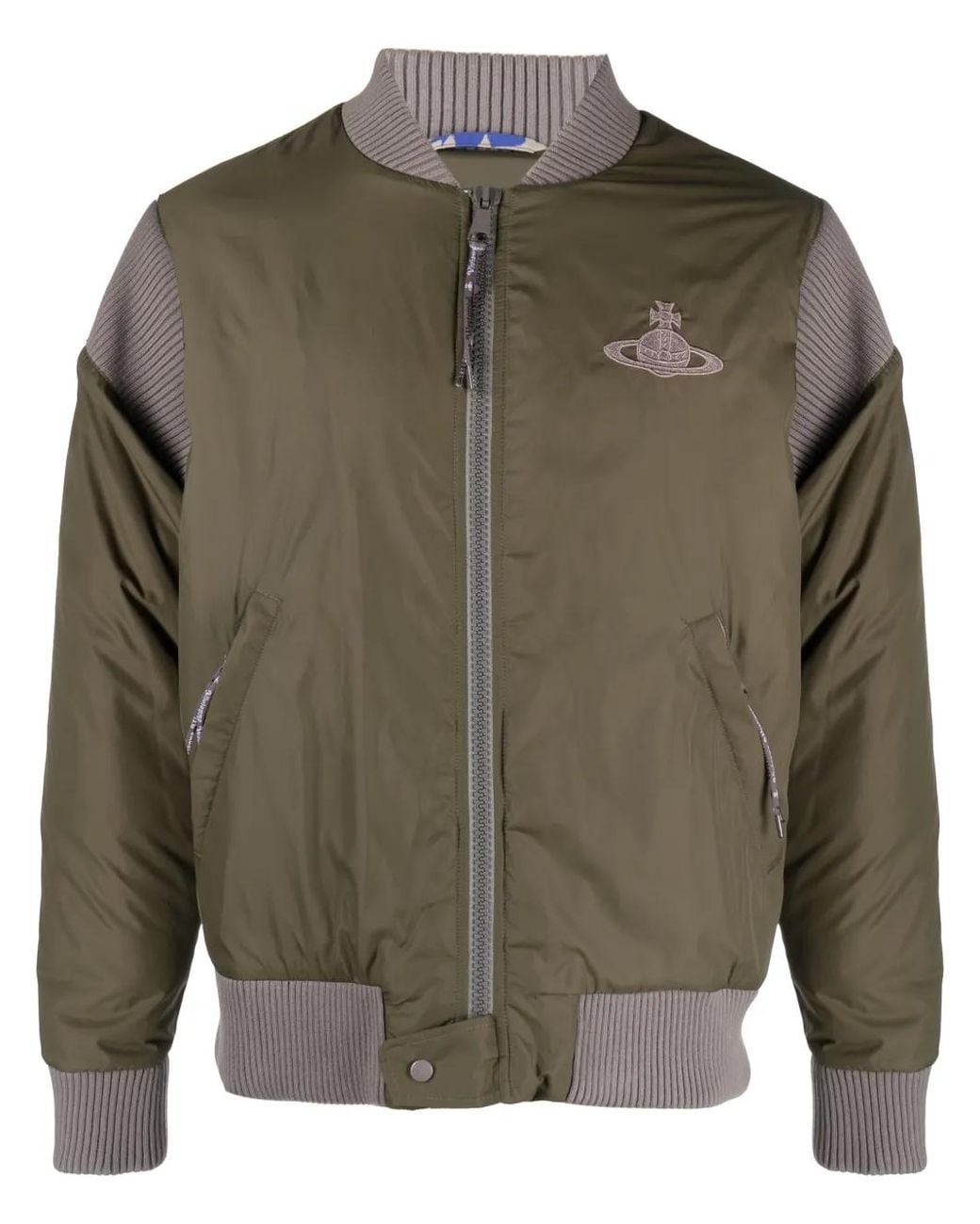 Vivienne Westwood Green Army Nylon Down Jacket for men