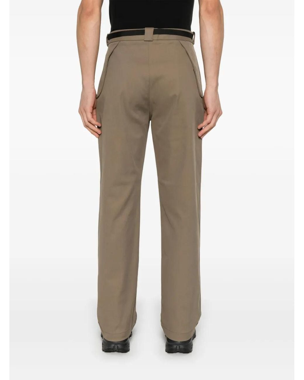 Roa Brown Belted Chinos for men