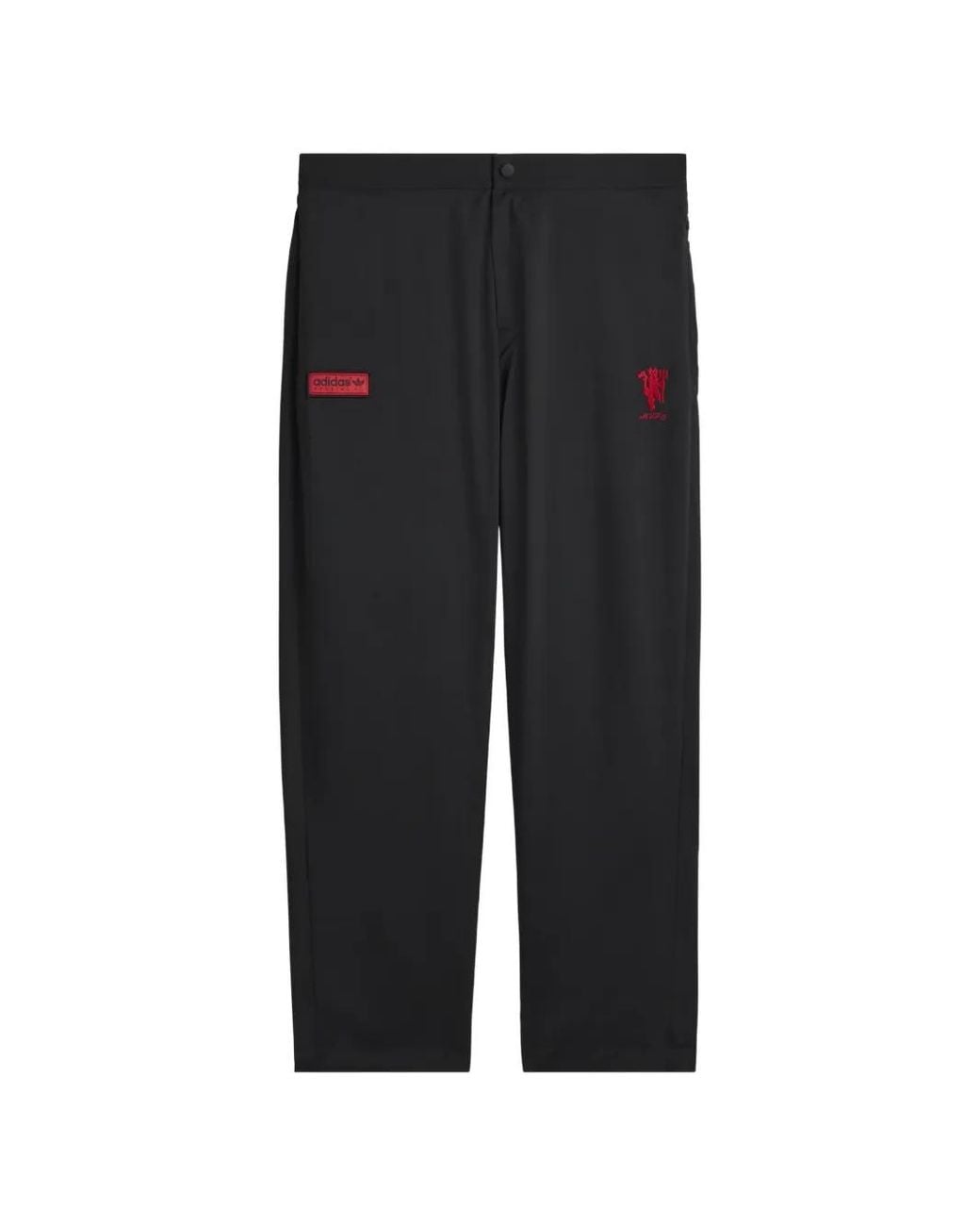 Adidas Black X Manchester United Spzl Fc Pants for men