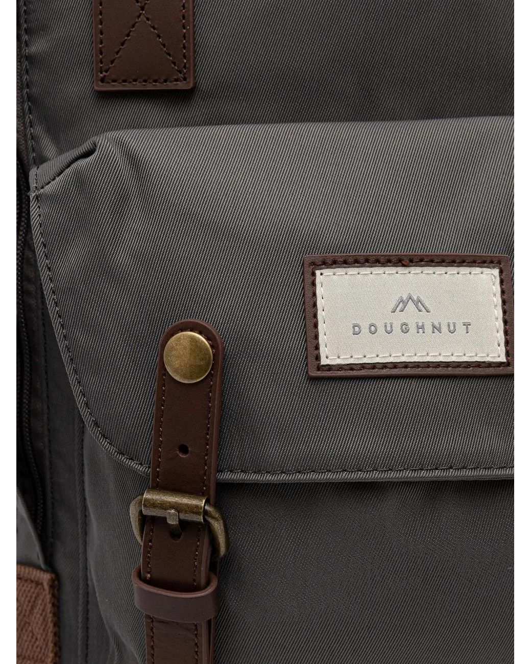Doughnut Black Macaroon Buckled Backpack