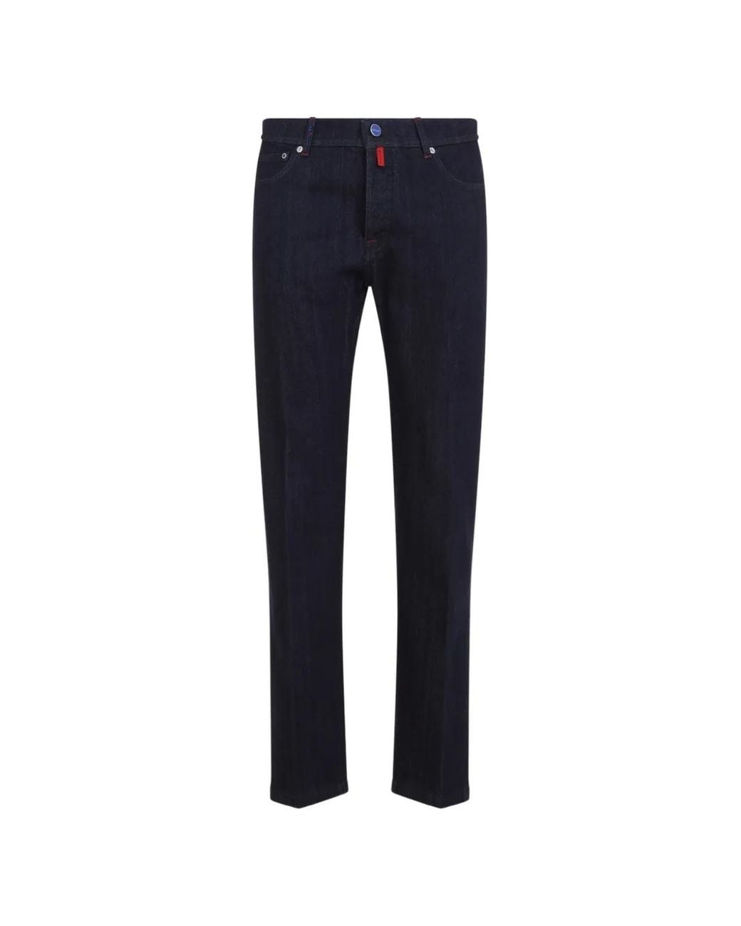 Vaqueros Rectos Kiton de hombre de color Blue