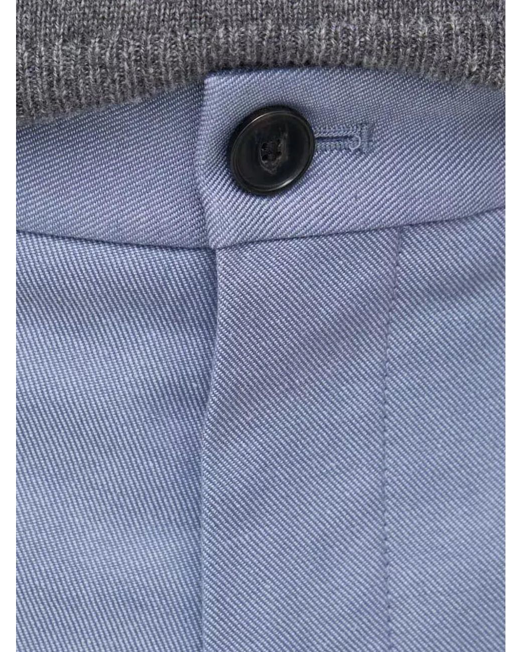 Sisley Blue Buttoned Trousers for men