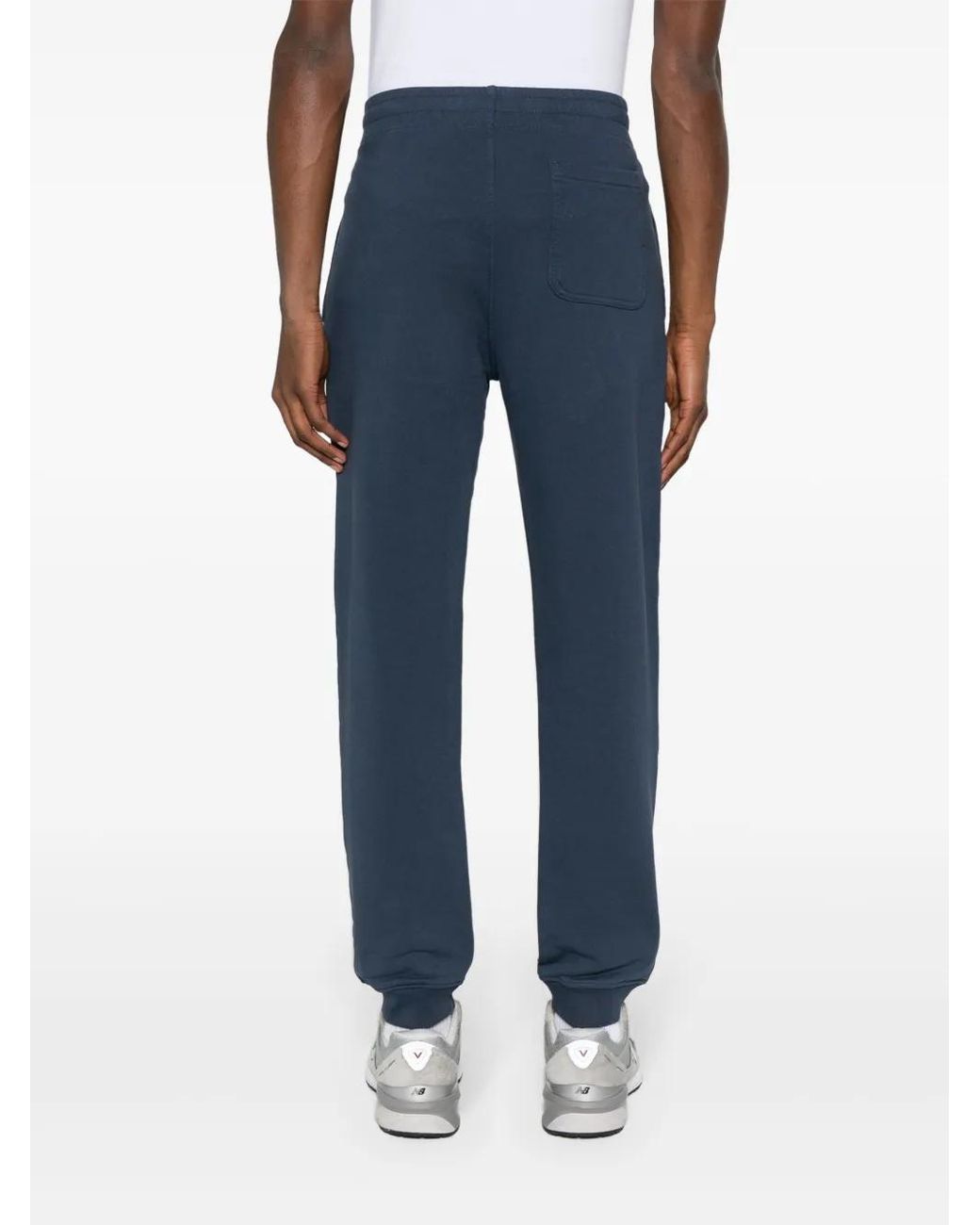 Maison Kitsuné Blue Fox Head Joggers for men