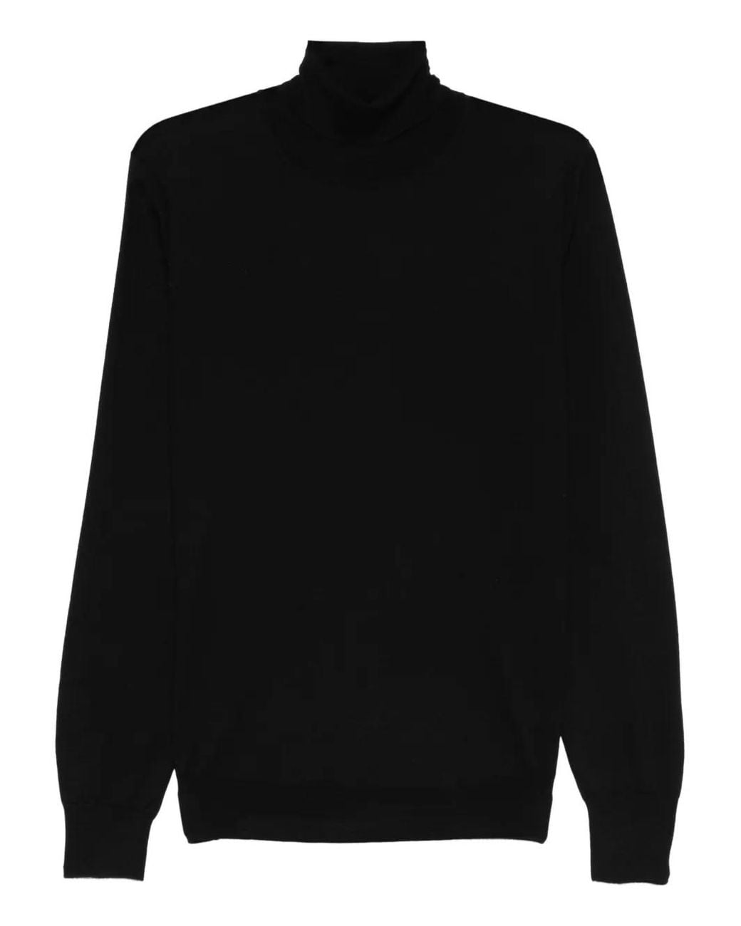 Pull À Col Roulé Dell'Oglio pour homme en coloris Black