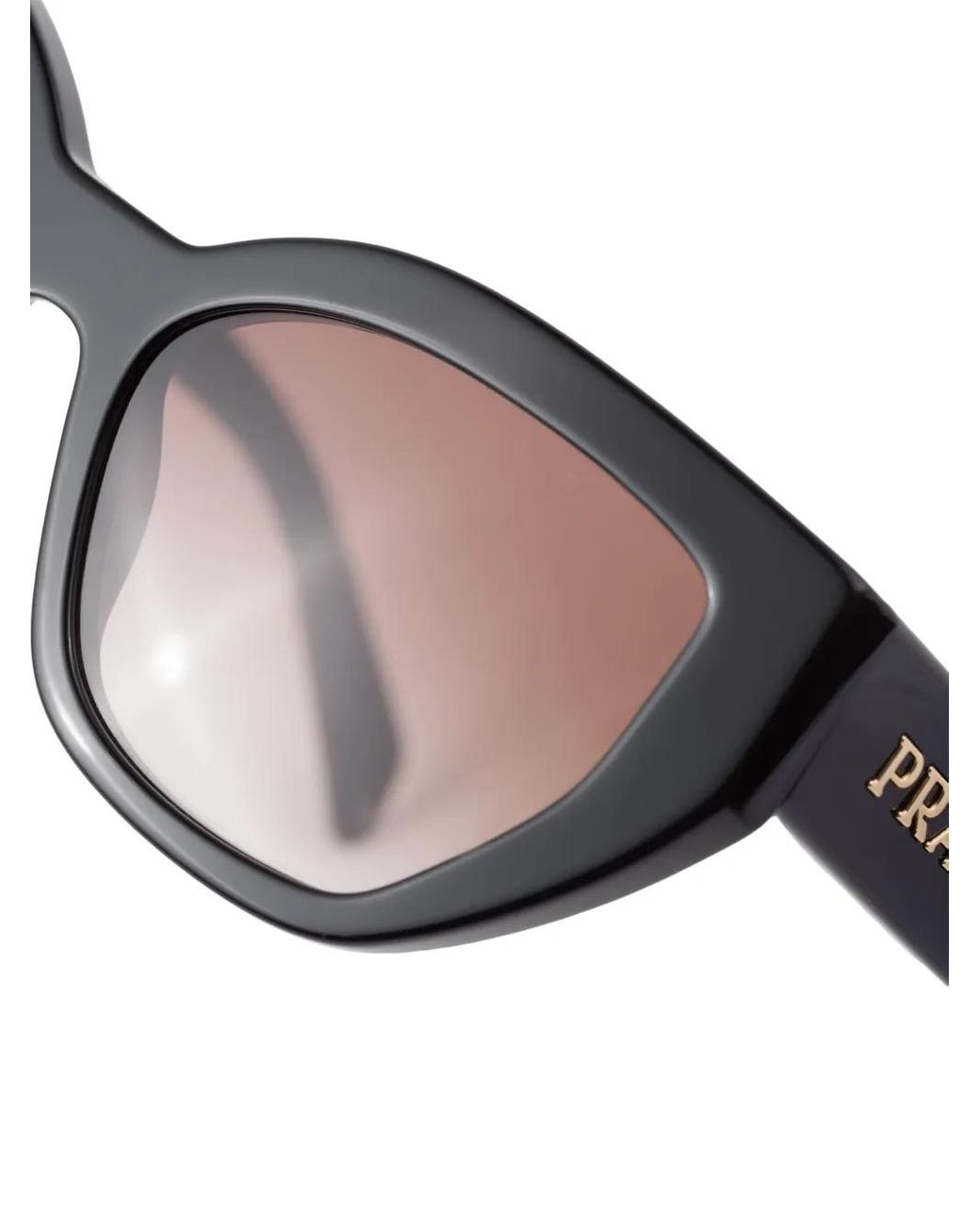Prada Brown Cat-Eye Sunglasses