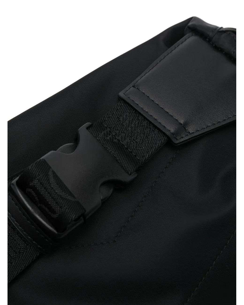 Emporio Armani Black Belt Bag for men