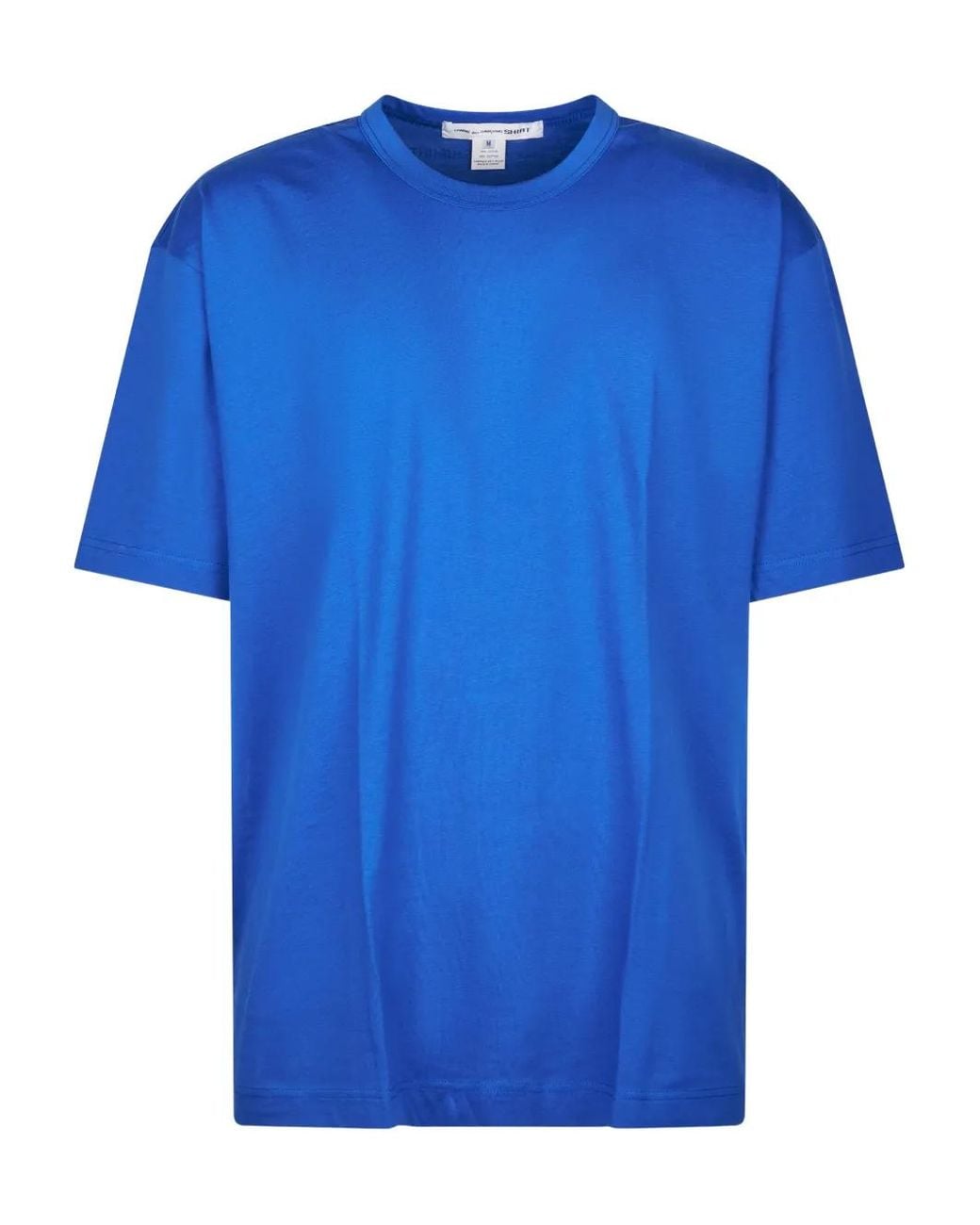 Comme des Garçons Blue Panelled T-Shirt for men