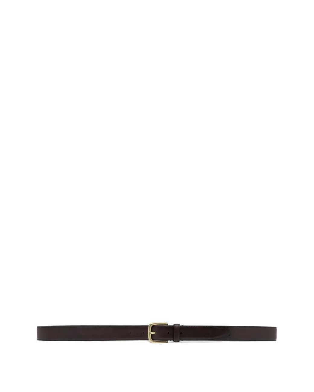 Officine Creative White Leather Belt for men
