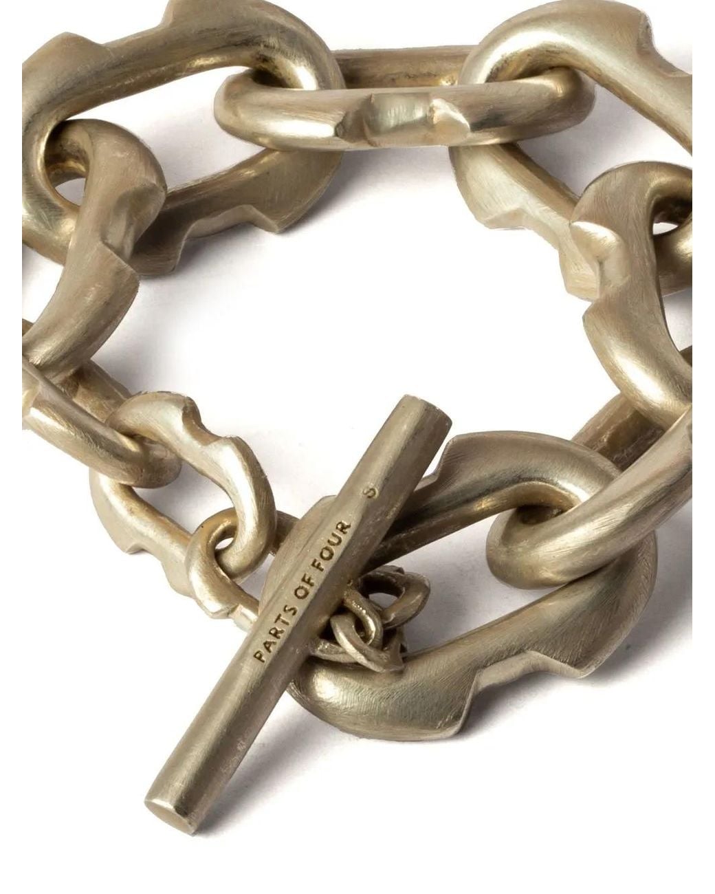 Parts Of 4 Schakelarmband in het Metallic