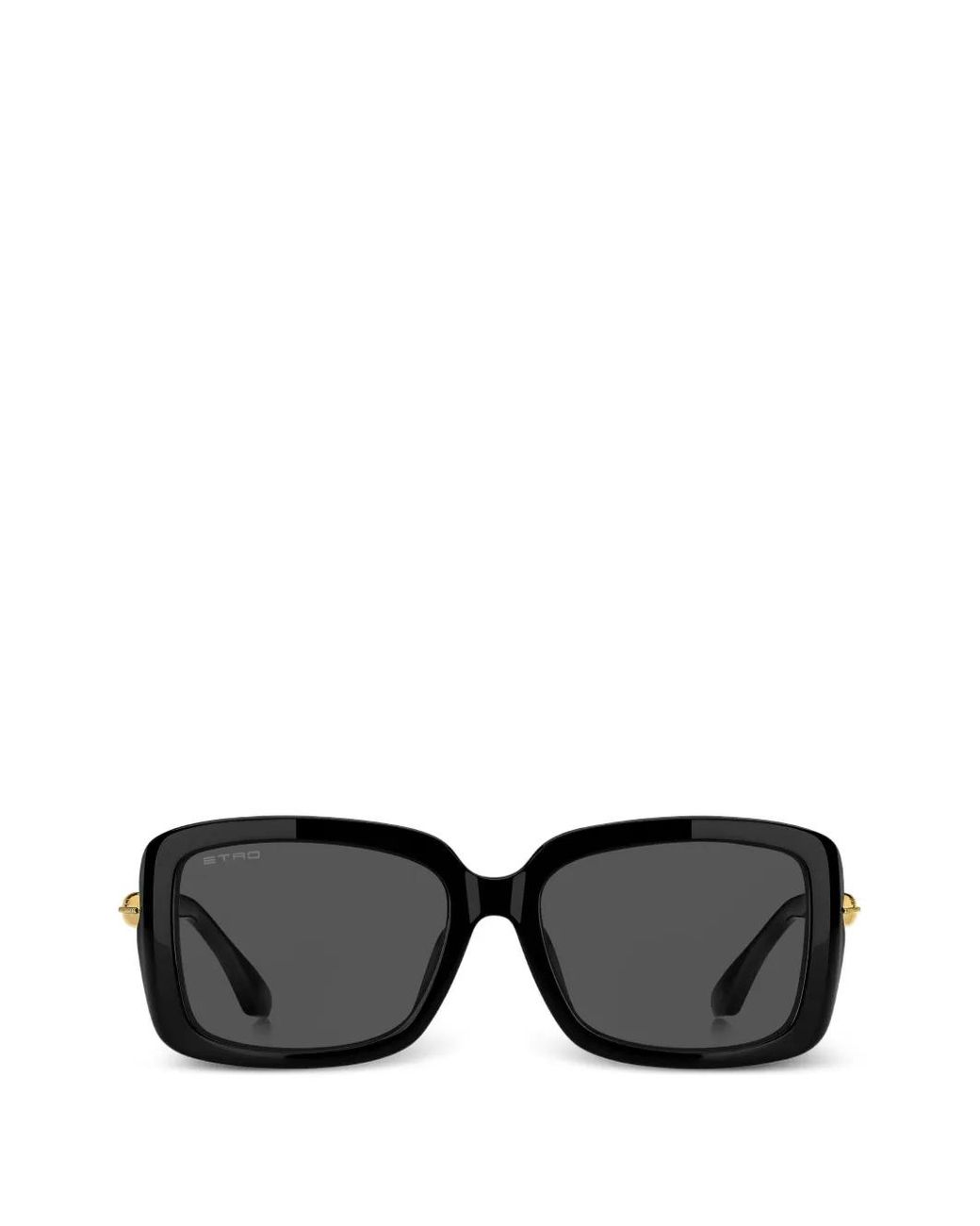 Etro Black Logo-Detail Sunglasses