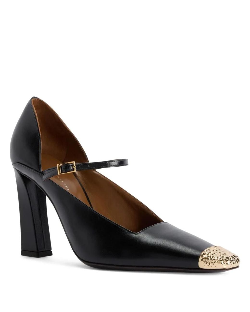 Giuseppe Zanotti Brown Leather Heeled Pumps